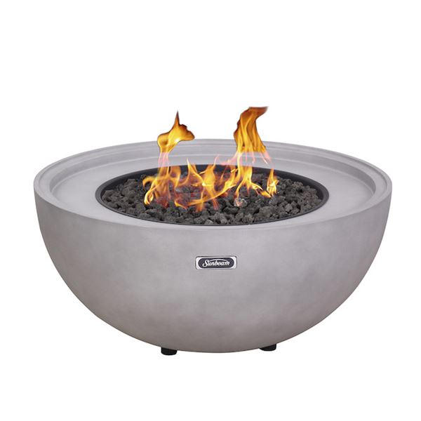 New Sunbeam Wellesley Outdoor Fire Pit-Concrete-50,000 BTU RETAIL $899.99 (new in box w/ cover) - 14