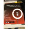 Image 2 : Group of 2 LED beauty supplement ring lights w/ camera tri-pod stand