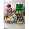 Image 1 : Large group of sewing materials - includes buttons/ pins/ threads/ boxes etc.