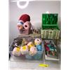 Image 2 : Large group of sewing materials - includes buttons/ pins/ threads/ boxes etc.