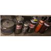 Image 2 : Group of assorted tanks/ keg/ pressure extinguisher