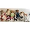 Image 2 : Group of 9 assorted rubber & Porcelain Dolls