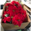 Image 2 : Box of Artificial Poinsettias