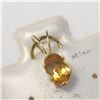 Image 2 : 14K Yellow Gold Citrine Pendant, Made in Canada, Suggested Retail Value $120