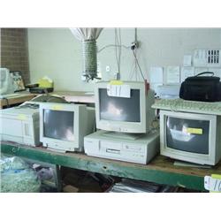 (3) CPV'S, (3) MONITORS AND COPIER