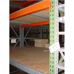 (7) SECTIONS OF PALLET RACKING
