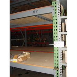(7) SECTIONS OF PALLET RACKING