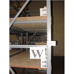 (3) SECTIONS OF PALLET RACKING