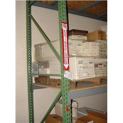 (2) SECTIONS OF PALLET RACKING