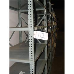 (9) SECTIONS OF 6 FOOT METAL SHELVING