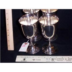 WM. A ROGERS GOBLETS