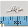 Image 1 : NEW PLATINUM PLATED CZ CLUSTER PENDANT