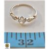 NEW SIZE 7.5 PLATINUM PLATED CHANNEL RING WITH