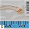 Image 1 : NEW 18K GOLD PLATED CIRCLE OF CZ WITH 4X4MM CZ
