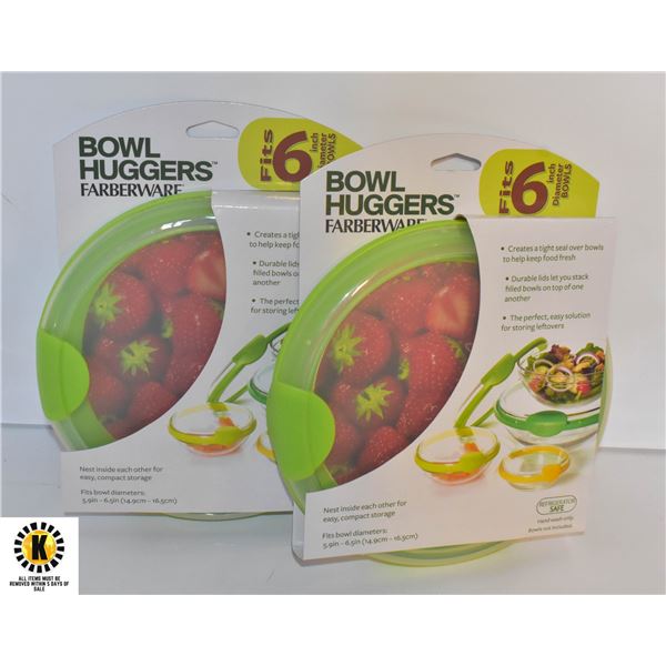 2 NEW SEALED FARBERWARE BOWL HUGGERS