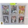 6 BOWMAN CHROME BASEBALL CARDS