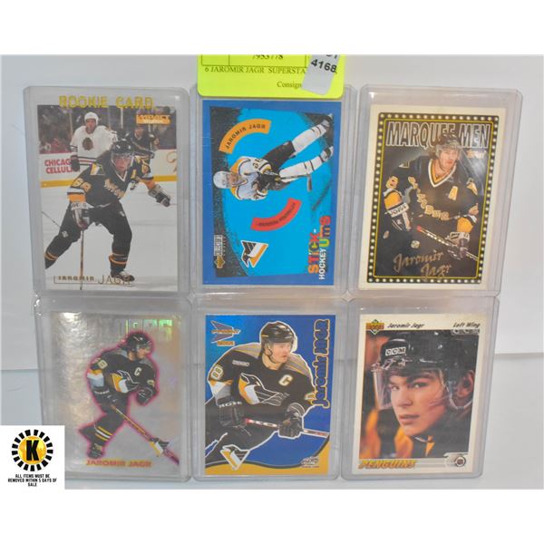 6 JAROMIR JAGR  SUPERSTAR CARDS