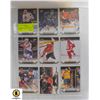 LOT OF 9 NHL CANVAS HOCKEY CARDS