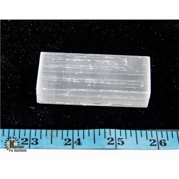 RECTANGULAR SELENITE GENUINE SPECIMEN 71.0 GRAMS