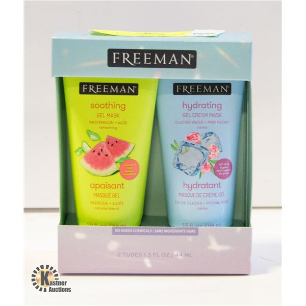 NEW SEALED FREEMAN SOOTHING GEL MASK & HYDRATING