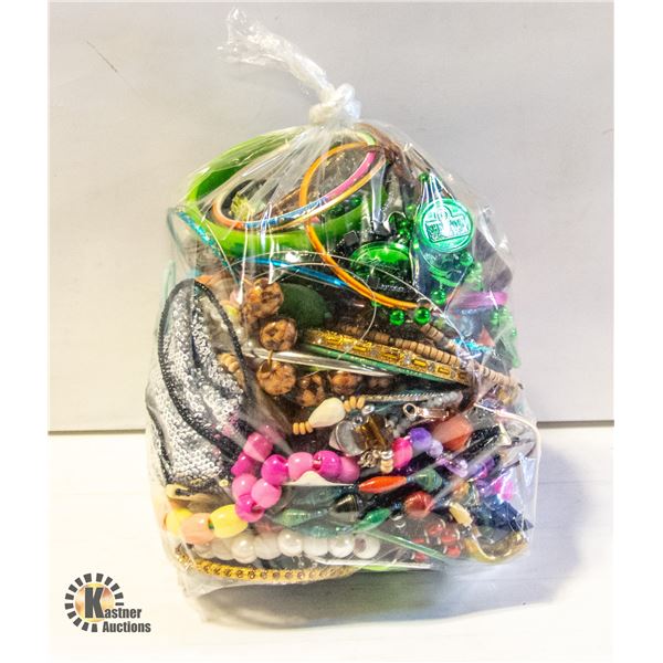 LARGE BAG OF ESTATE JEWELRY-ESTATE