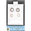 Image 1 : #205-NATURAL AKOYA PEARL STUD EARRING