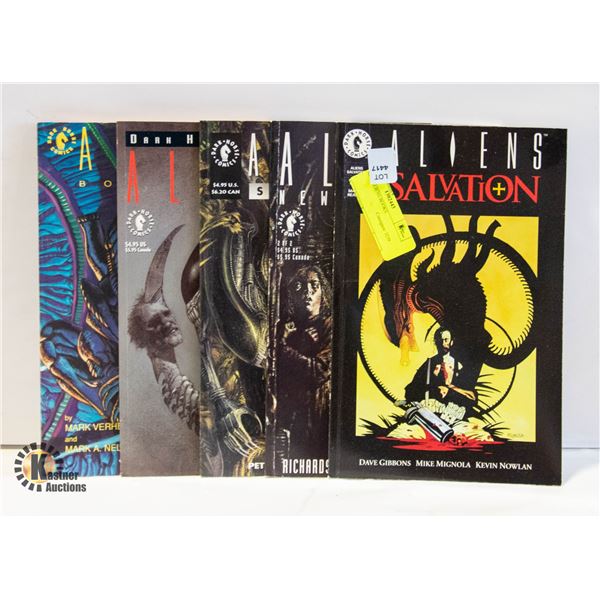 5 NEW ALIENS BOOKS