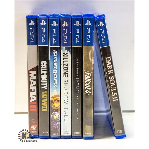 7 PS4 GAMESÿ