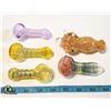 Image 1 : 5 GLASS PIPES