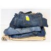 Image 1 : 4 PAIRS MENS JEANS 34x32 ESTATE
