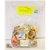 Image 1 : BAG OF ASSORTED VINTAGE COLLECTORS PINS