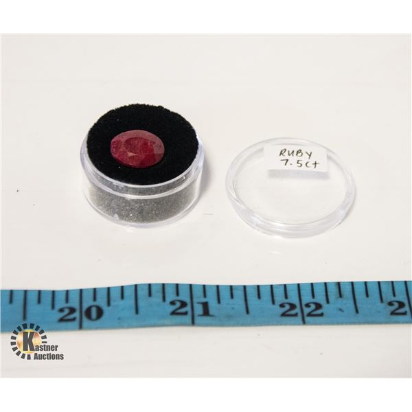 7.5CT GENUINE NATURAL RUBY GEMSTONE