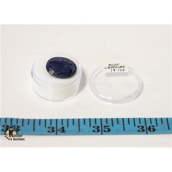 18.1CT GENUINE NATURAL BLUE SAPPHIRE GEMSTONE