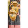 Image 1 : SET OF TWO FLOOR STANDING POTTERY DECOR ON