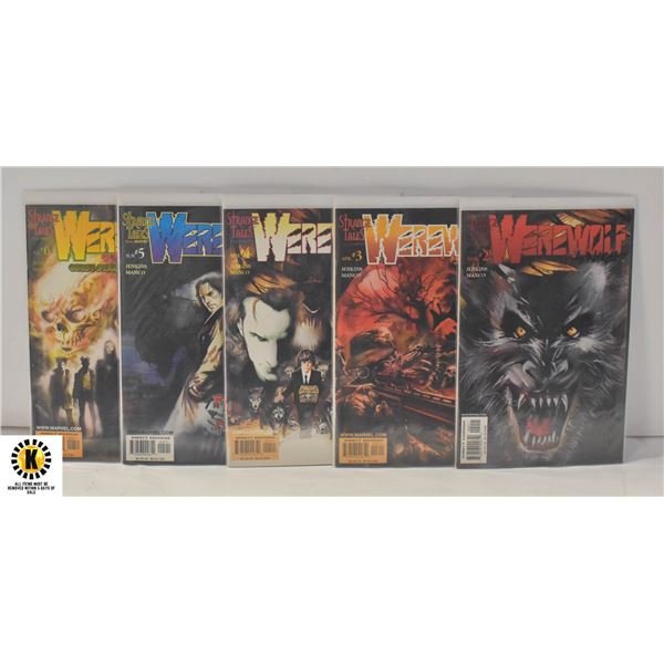 MARVEL WEREWOLF BY NIGHT #2-6 COMC LOT (1998)