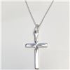 Image 1 : S241-217 SILVER CROSS NECKLACE