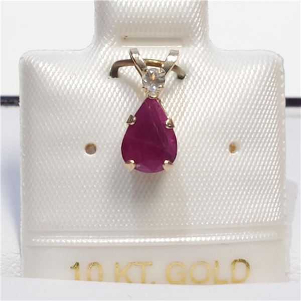 S241-213 10K RUBY PENDANT