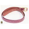 GENUINE-REPTILE VERITABLE PURPLE BELT (MADE