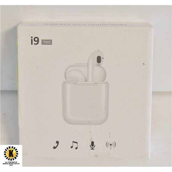 I9 BLUETOOTH PORTABLE SPORTS EAR EARBUDS FOR IOS