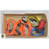Image 1 : BOX WITH 6 RATCHET TIE-DOWN STRAPS - ALL