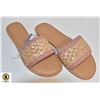Image 1 : WOMENS ROSE PINK WOVEN SLIDE SANDAL SIZE 7 NEW