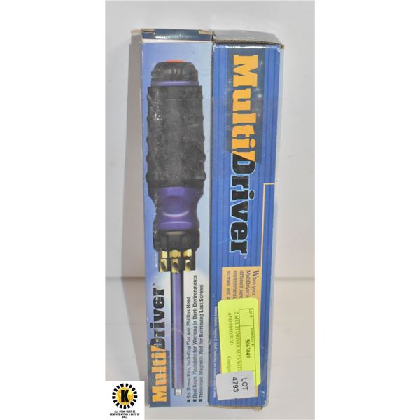 2 MULTI DRIVER SETS WITH LIGHTS AND MAG ROD