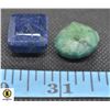Image 1 : #101-GENUINE SAPPHIRE & EMERLAD GEMSTONE 78.5 CT