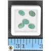 Image 1 : #122-NATURAL UNHEATED EMERALD GEMSTONE 3.30 CT