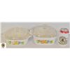 Image 1 : CORNING "FLORAL PATTERN" LIDDED CASSEROLES (2)