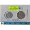 Image 1 : 1776-1976 EISENHOWER AND KENNEDY USA COINS