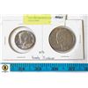 Image 1 : 1972 EISENHOWER AND KENNEDY USA COINS
