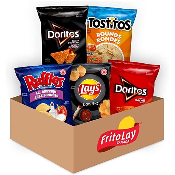 NEW CASE OF FRITO LAY SNACK BOX VARIETY PACK