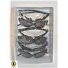 Image 1 : 6 PAIRS OF BLACK WITH BRONZE LENS SPORT SUNGLASSES