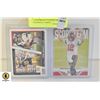 Image 1 : 2 TOM BRADY SUPERSTAR FOOTBALL CARDS